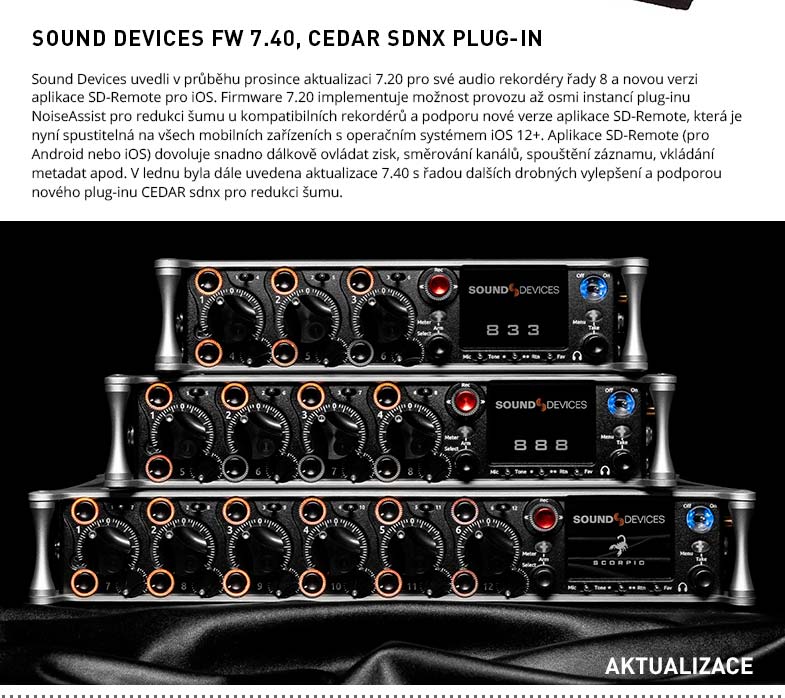 SOUND DEVICES FW 7.40