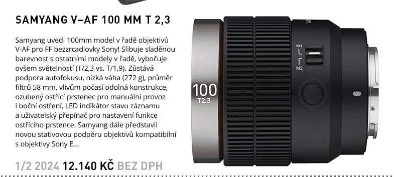 SAMYANG VAF 100 MM T 23 FE