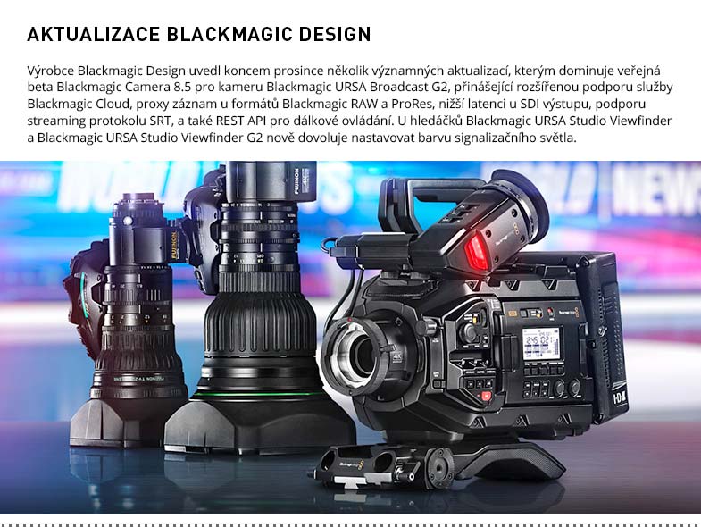 AKTUALIZACE BLACKMAGIC DESIGN