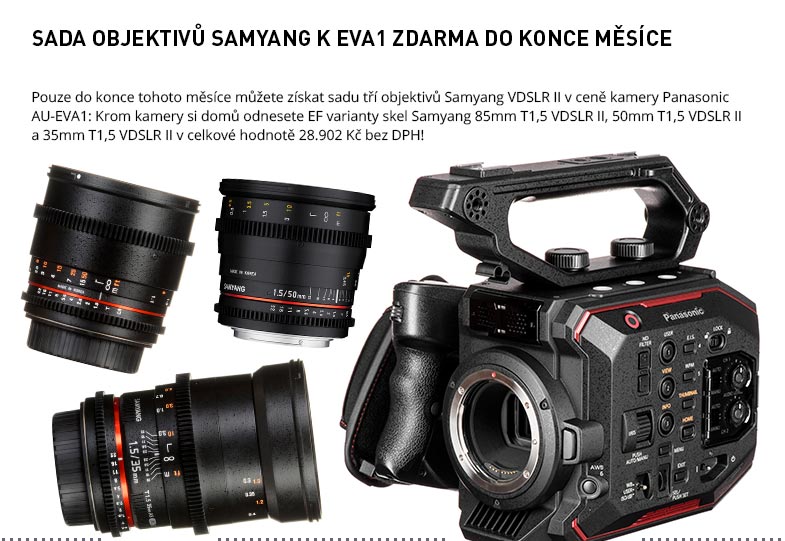 OBJEKTIVY SAMYANG K EVA1 ZDARMA