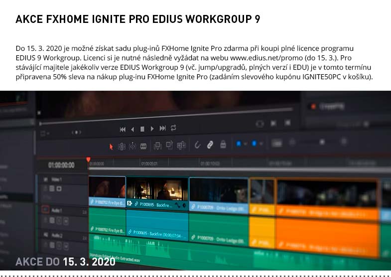 AKCE FXHOME IGNITE PRO EDIUS WORKGROUP 9