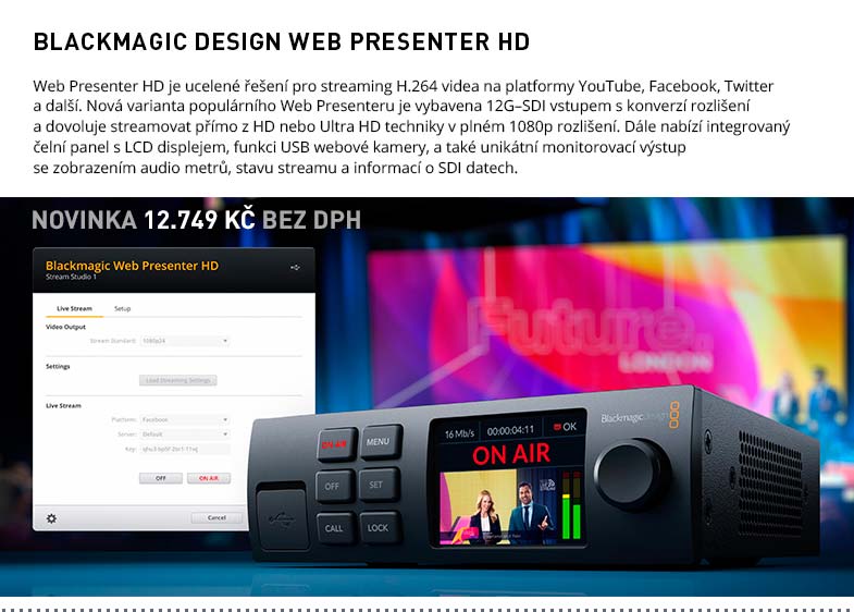 BLACKMAGIC DESIGN WEB PRESENTER HD