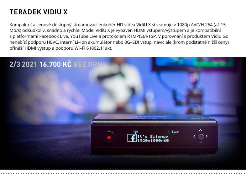 TERADEK VIDIU X