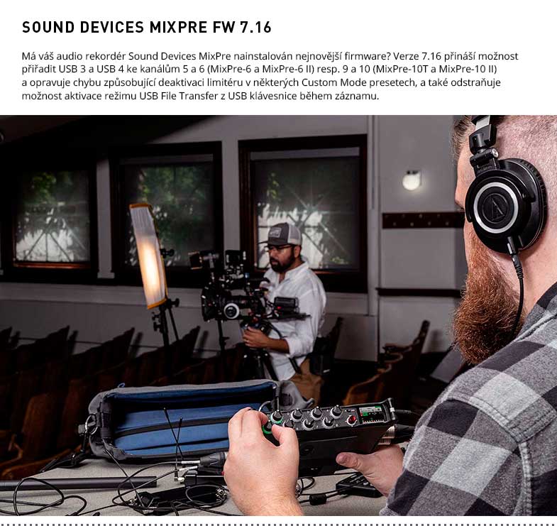 SOUND DEVICES MIXPRE FW