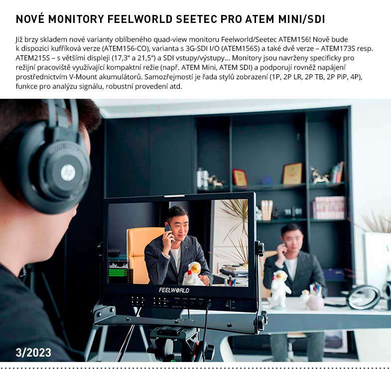 MONITORY FEELWORLD SEETEC PRO ATEM