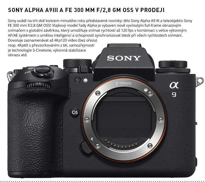 SONY ALPHA A9III