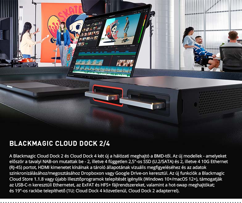 BLACKMAGIC CLOUD DOCK