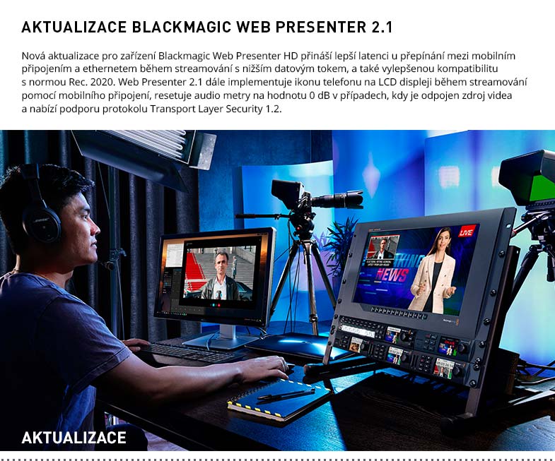 BLACKMAGIC WEB PRESENTER 2.1