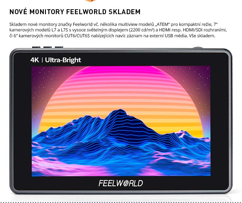 MONITORY FEELWORLD SKLADEM