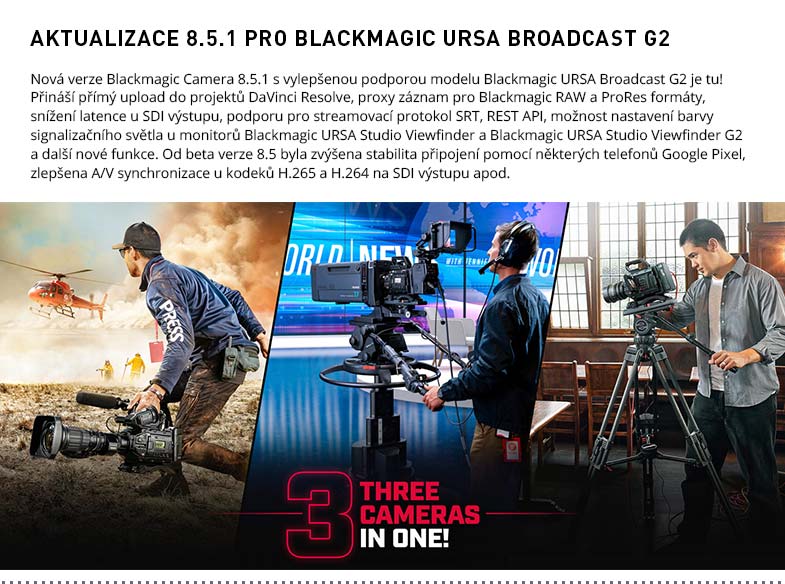 BLACKMAGIC URSA BROADCAST G2 FW