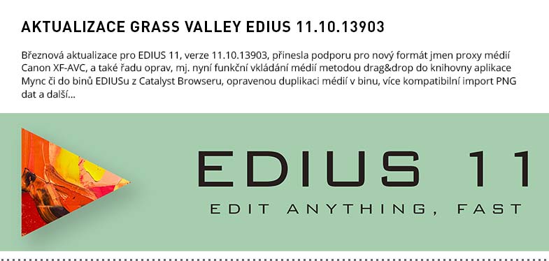 GRASS VALLEY EDIUS 11 10 13903