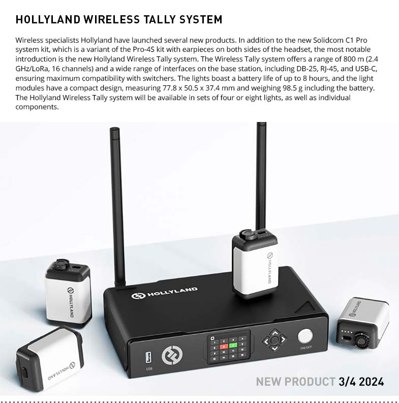 HOLLYLAND WIRELESS TALLY