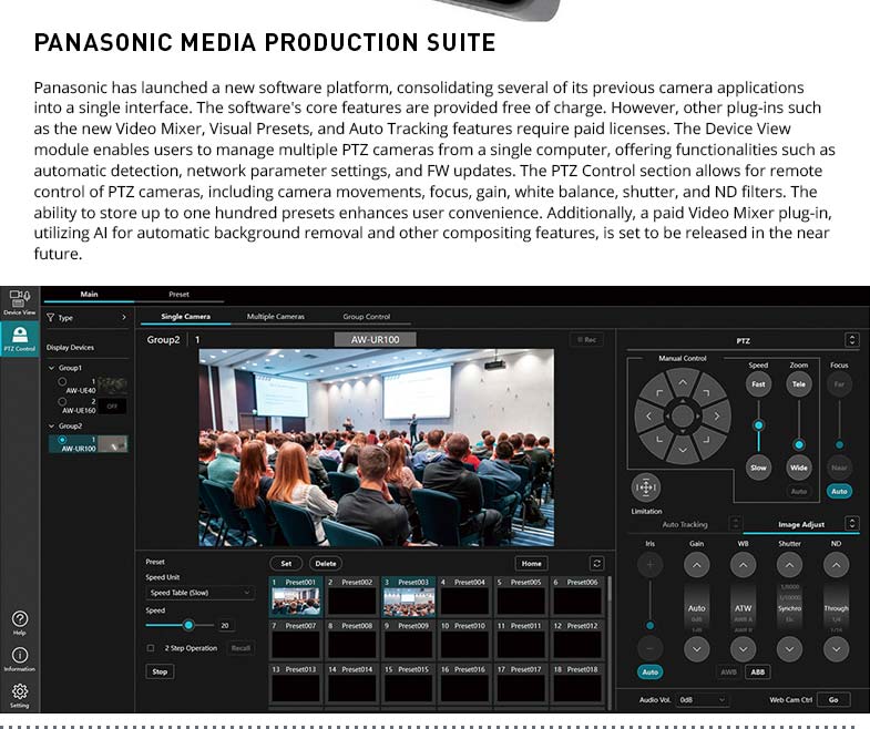 PANASONIC MEDIA PRODUCTION SUITE