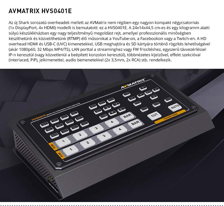 AVMATRIX HVS0401E