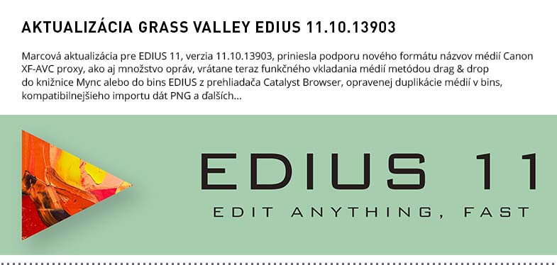 GRASS VALLEY EDIUS 11 10 13903