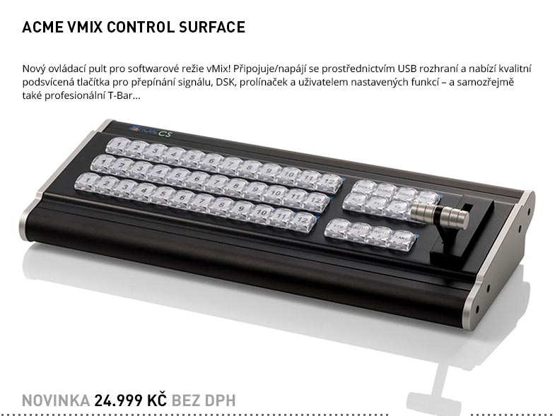 ACME VMIX CONTROL SURFACE