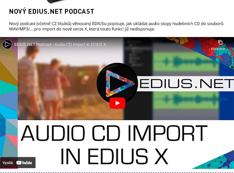 EDIUS.NET PODCAST