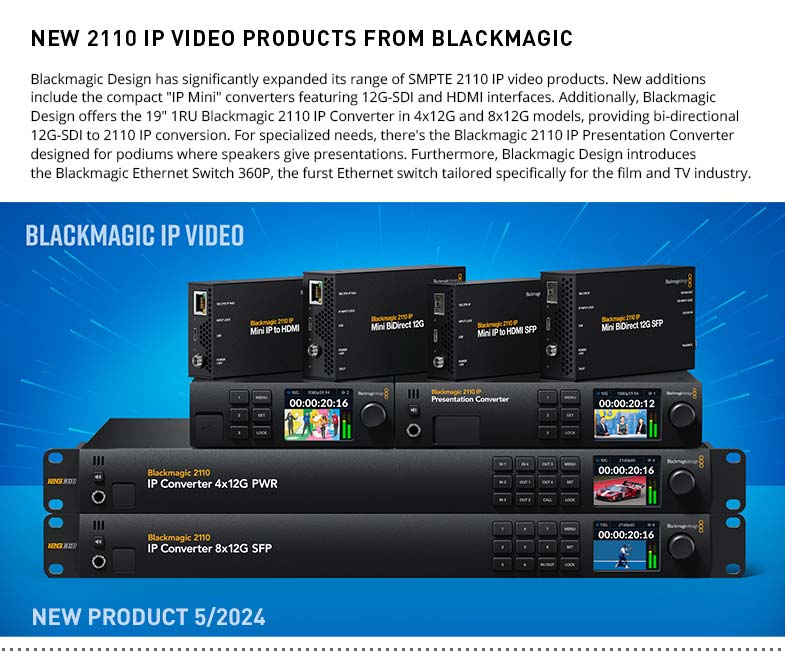 BLACKMAGIC 2110 IP