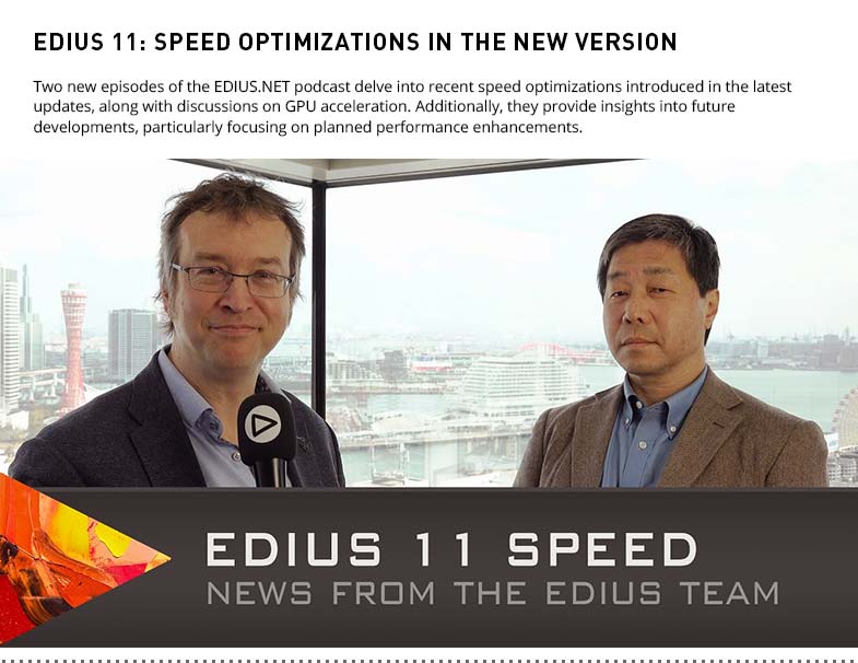 EDIUS 11 PODCAST