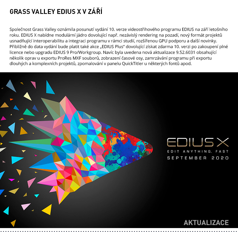 GRASS VALLEY EDIUS X