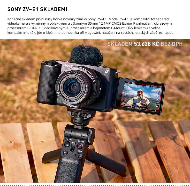 SONY ZVE1 SKLADEM