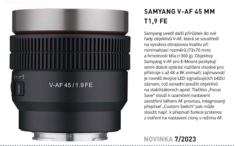 SAMYANG V-AF 45 MM