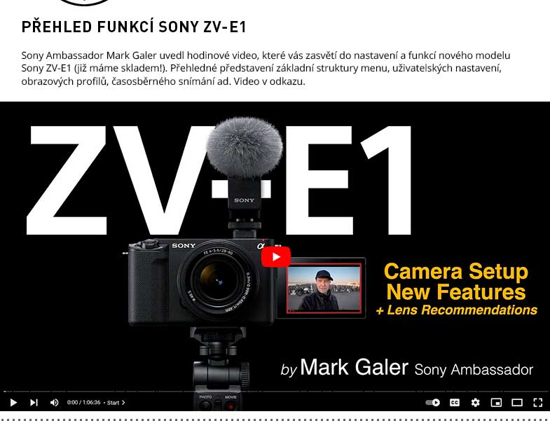 SONY ZV-E1 VIDEO