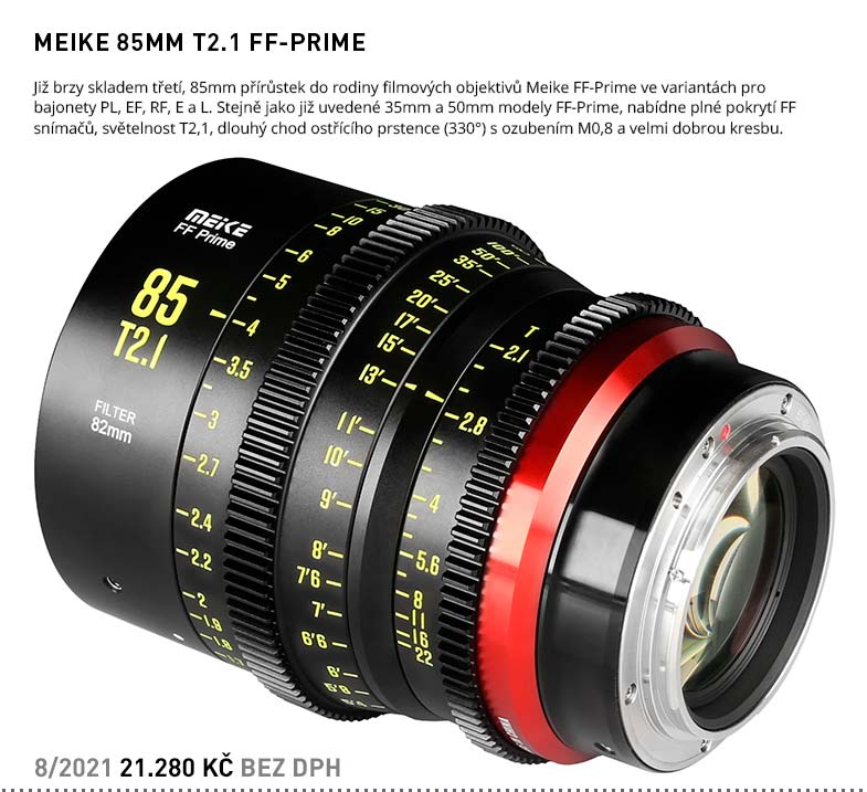 MEIKE 85MM T2.1 FF-PRIME