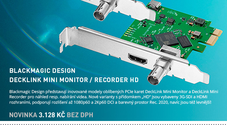 DECKLINK MINI MONITOR A RECORDER HD