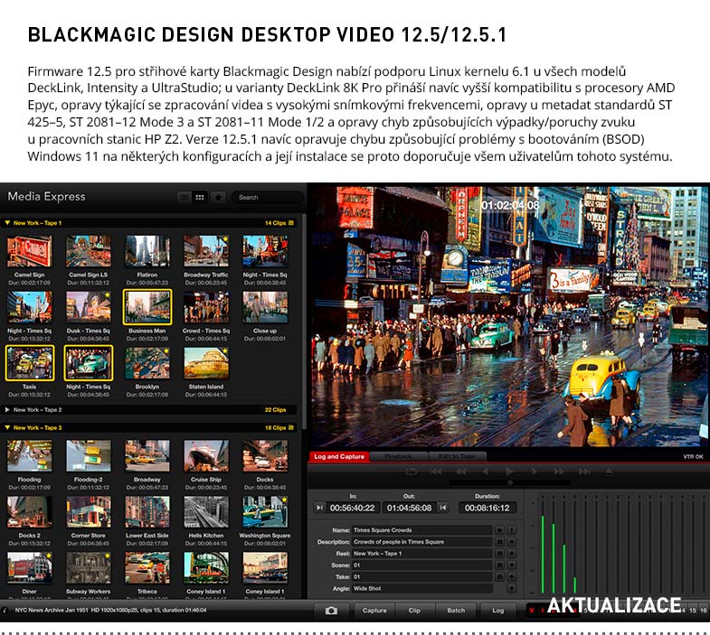 AKTUALIZACE DESKTOP VIDEO