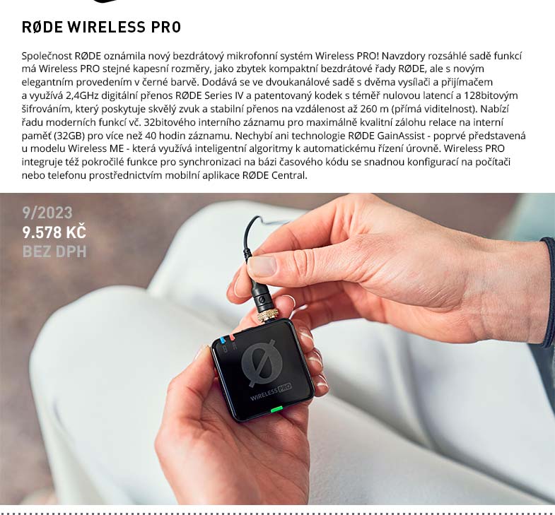 RODE WIRELESS PRO