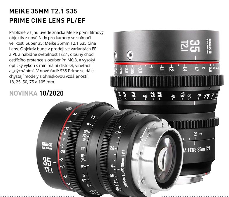 MEIKE 35MM T2.1 S35 PRIME CINE LENS