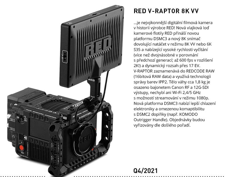 CRVENI V-RAPTOR 8K VV