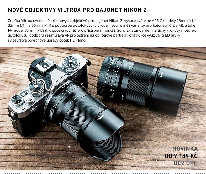 OBJEKTIVY VILTROX PRO NIKON Z