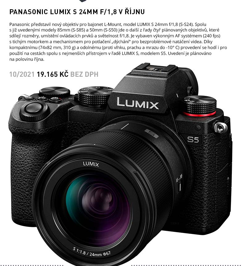 PANASONIC LUMIX S 24MM