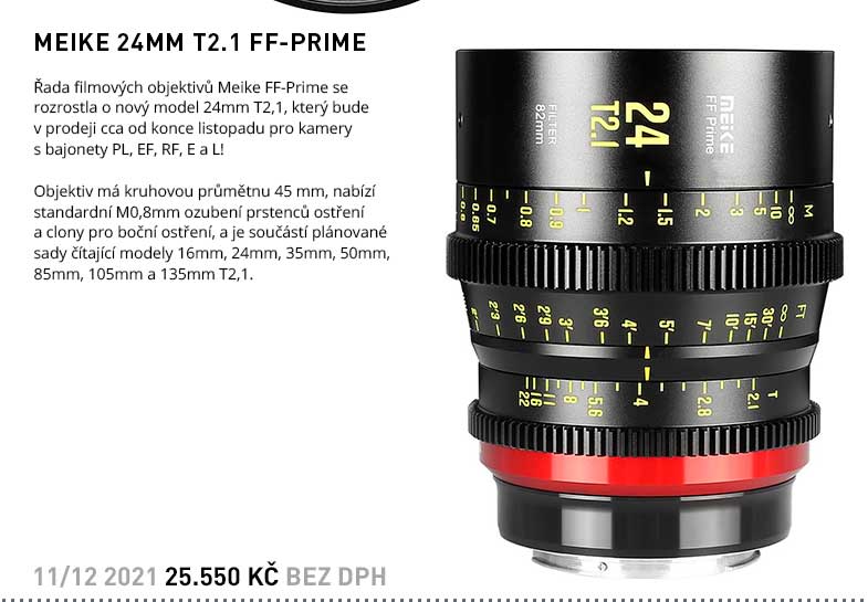 MEIKE 24MM T2.1 FF-PRIME