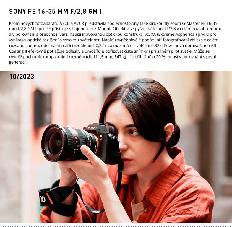 SONY FE 16 35 MM