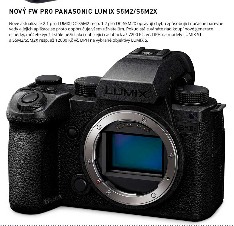 PANASONIC LUMIX S5M2 FW