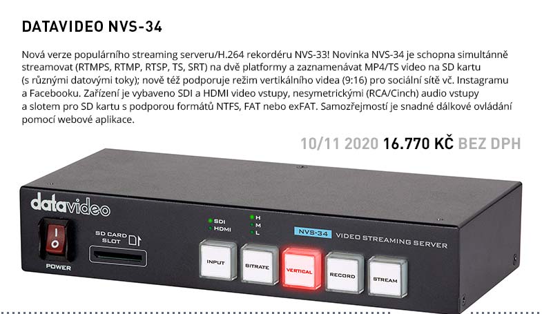 DATAVIDEO NVS-34