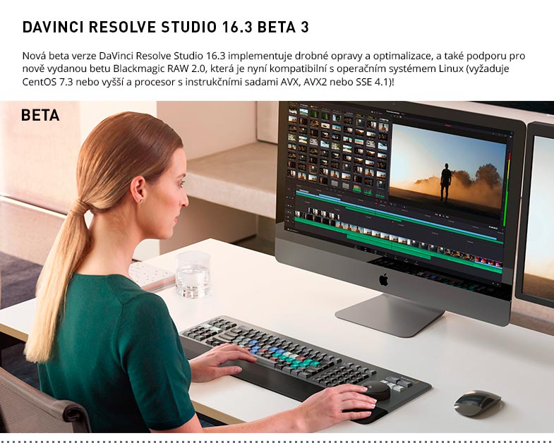 DAVINCI RESOLVE STUDIO 16.3 BETA 3