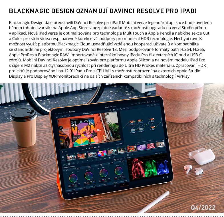 DAVINCI RESOLVE PRO IPAD