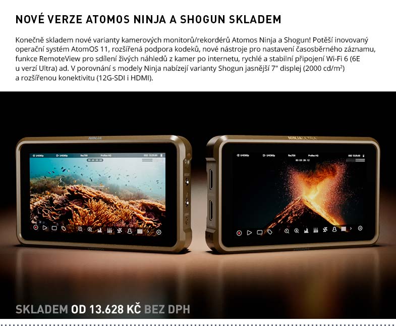 ATOMOS NINJA A SHOGUN SKLADEM