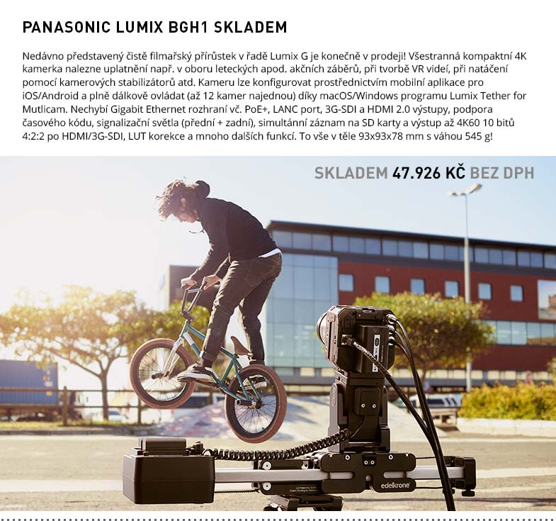 PANASONIC LUMIX BGH1 SKLADEM