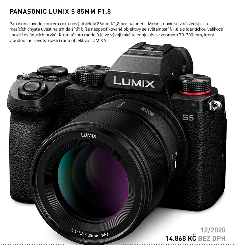 PANASONIC LUMIX S 85MM F1.8