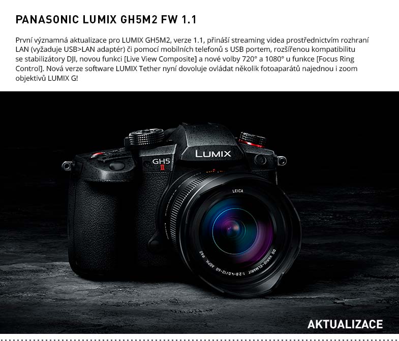 PANASONIC LUMIX GH5M2 FW 1P1