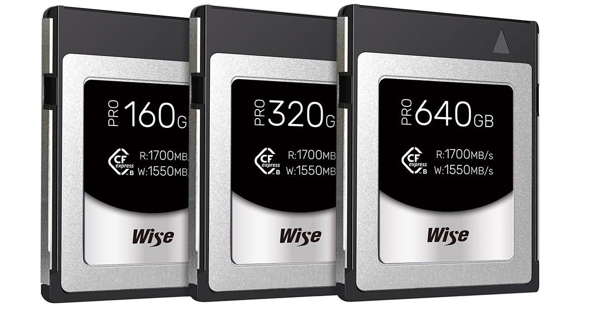 Wise CFexpress Type B PRO 160GB 320GB 640GB