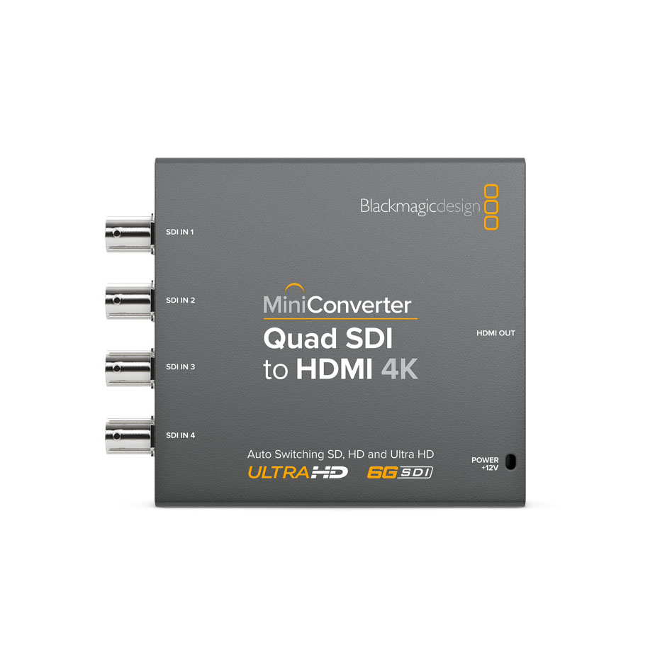 Blackmagic Design Mini Converter Quad SDI to HDMI 4K