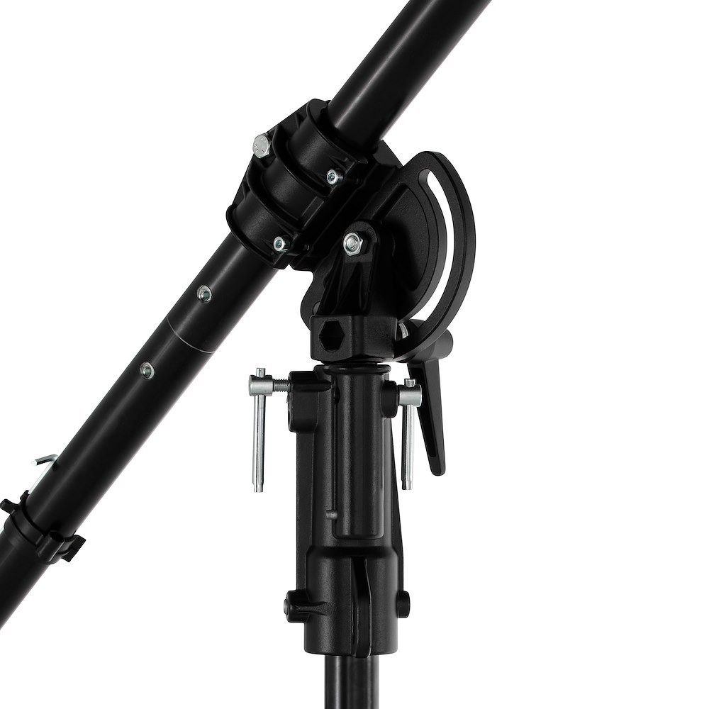Detail třídílného ramena a mechanismu Manfrotto 085BS