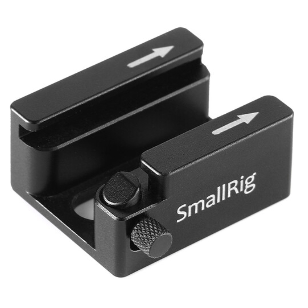 SmallRig Cold Shoe to 1/4" Threaded Adapter & Cold Shoe Mount Adapter