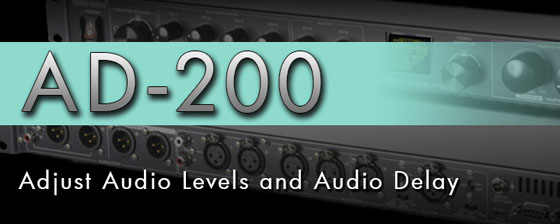 Datavideo AD-200, šestikanálový zvukový mixér a zpožďovací jednotka